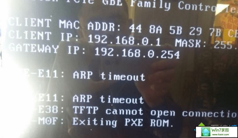 xpϵͳʾpxE-E11:arp time outpxE-E38:TFTp cannot open connectionĽ